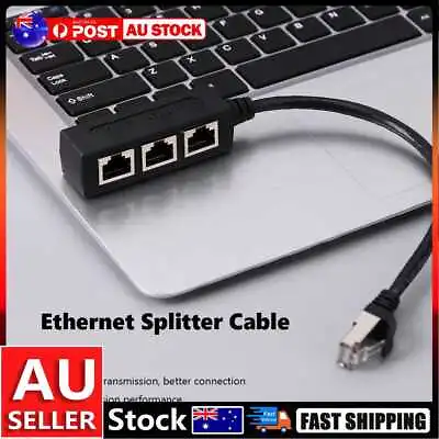 RJ45 LAN Ethernet Splitter Cable 1 Male To 3 Female Super Cat5 Cat5e Cat6 Cat7 A • $11.49