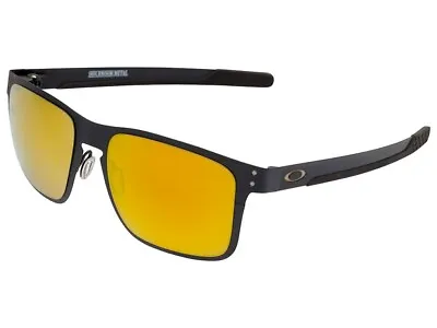 Oakley Holbrook Metal Sunglasses OO4123-1355 Matte Black/24K Gold Iridium • $199.99