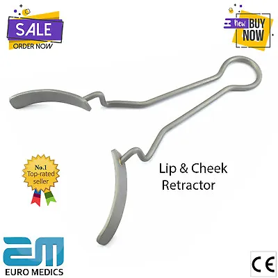 Mouth Opener Cheek & Lip Retractors Dental Implant Product Instrument S.Steel CE • £8.60