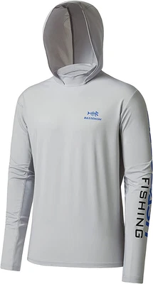 £22.48 • Buy Mens Long Sleeve Activewear Top UPF 50+ UV Sun Protection Fishing Hooded 2XL