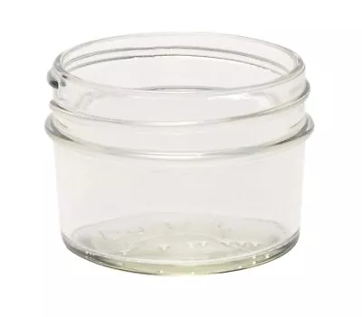 4 Ounce Glass Regular Mouth Mason Canning Jars - No Lids - Case Of 12 RM-4OZ • $26.58