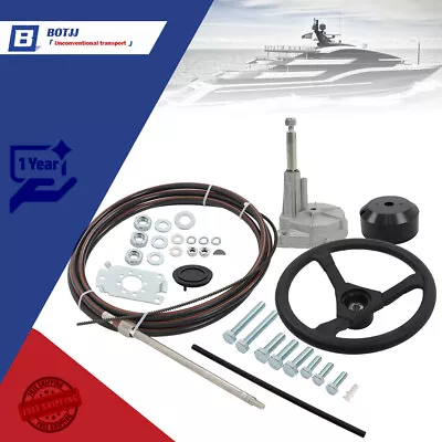 Boat Rotary Steering System Outboard Kit 16 Feet Marine With 16' Steering Cable • $114