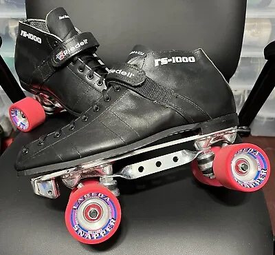 Riedell Rs-1000/ Sure Grip Xk4/ Labeda Snapper Wheels Roller Skates Size 12 • $450