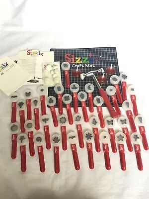 Sizzix Paddle Punch Crafting Supplies Hammer Dies Bundle Card Making Crafts • £25