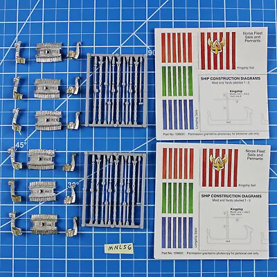 Man O War Norse Longships (6) Rare OOP Games Workshop Manowar Citadel Long Ships • $106.95