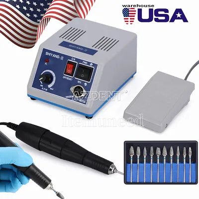 US Dental Lab Marathon MicroMotor N3/35K RPM Handpiece /Polishing Carbide Burs • $46.36