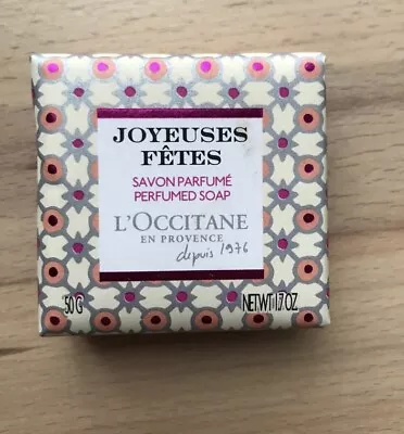 Loccitane Joyeuses Fetes Soap Rare Scent • $27