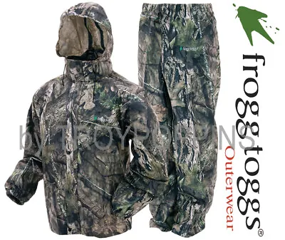 Frogg Toggs Rain Gear-as1310-62 All Sport Mossy Oak Country Camo Suit Hunting • $49.99