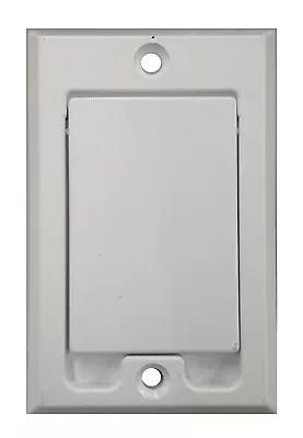 $10.95 • Buy Central Vacuum Square Door Inlet Valve Cover Plate White For Hayden