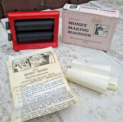 Vintage Adams Money Making Machine In The Original Box With Instructions • $7.99