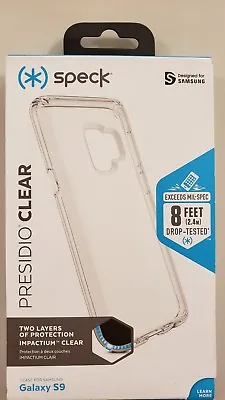 Speck Presidio Clear Series Protective Case Cover For Galaxy S9 - Clear - New • $19.66