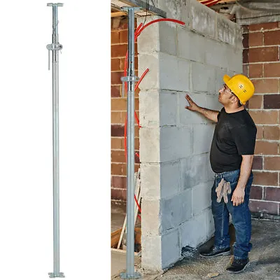 1/2pc Steel Acrow Acro Zinc Plated Props Building Prop Adjustable Wall Supports  • £35.95