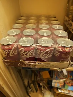 Coke CHERRY 330mL Can - Pack Of 24 (402002) • £8