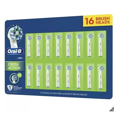 New Oral-B Cross Action Refills 16 Pack • $123.99