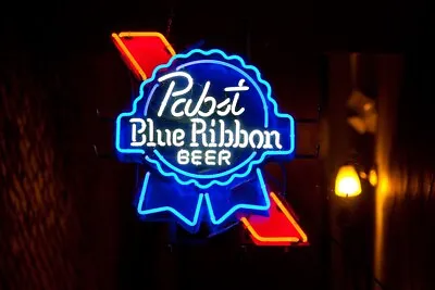 Pabst Blue Ribbon Beer 20 X16  Neon Lamp Light Sign With HD Vivid Printing • $144.09