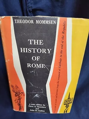 The History Of Rome Theodor Mommsen HC/ DJ - Greenwich 1st Ed 1st Printing 1958 • $24.99