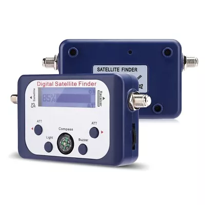£14.77 • Buy LCD Digital Satellite Finder TV SAT Signal Strength Meter 950-2150 MHz 13-18V DC