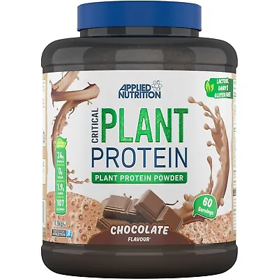 Vegan Protein Powder Shake Critical Plant Based Soy Pea Brown Rice Protein BCAA • £35.95