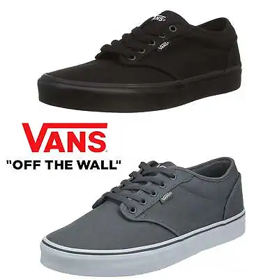 Vans Atwood Canvas Sneaker Trainers Mens Boys Classic Old Skool Assorted Colours • £49.99