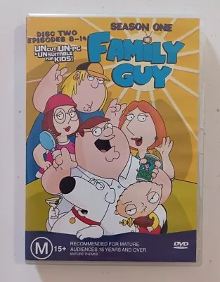 Family Guy Season 1 Disc 2 DVD Region 4 GC Comedy Sitcom Free Postage • $6.95