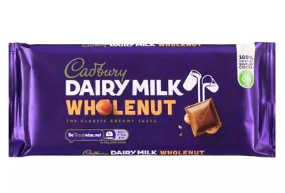 Cadbury Dairy Milk Wholenut 180g Pack Of 1  • £3.33