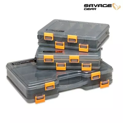 Savage Gear Smoke Lurebox 2 Sided - Fishing Tackle Box • £15.99