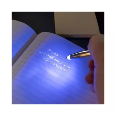 Invisible Ink Pen With UV Light Magic Secret Password Message Gift Kikkerland • £7.49