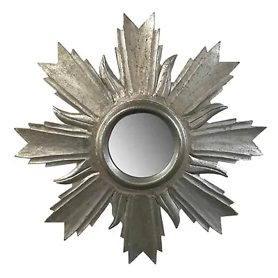 Starburst Wall Mirror Silver 28  Star Burst • $125