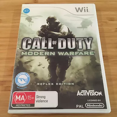 Call Of Duty: Modern Warfare | Wii Game (Plays On Wii U) | AU Seller | Free Post • $14.95