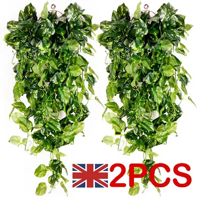 2X Artificial Ivy Trailing Vine Fake Foliage Flower Hanging Leaf Garland Plants • £3.49
