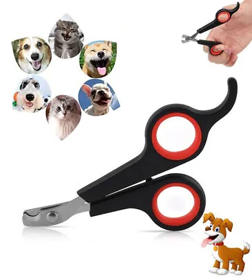 Pet Dog Nail Clippers Cat Rabbit Bird Guinea Pig Easy Use Claw Trimmers Scissors • £2.91