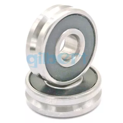 $5.25 • Buy 2pcs 6x19x6mm V Groove Width 2mm Guide Pulley Sheave Sealed Rail Ball Bearing
