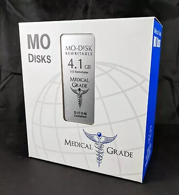 Pack Of 5 NEW Medical Grade 5.25  4.1GB Rewritable Magneto Optical MO Disk DICOM • $19.99