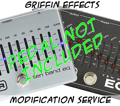 MXR 10 Ten Band EQ - Griffin Effects - Silent Night Modification Service • $59.99