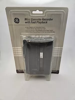 GE Mini Cassette Recorder Model 3-5363S Variable Speed Playback Vintage New • $39.99