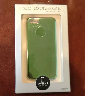 Mobile Expressions For Apple IPhone 5 Metallic Green Cover Case NEW • $2.99