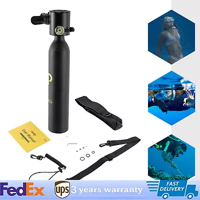 Mini Scuba Tank Dive Diving Equipment Underwater Breath Cylinder Oxygen Tank NEW • $84.60