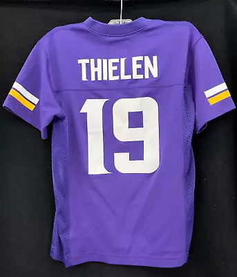 Minnesota Vikings NFL Apparel Adam Thielen #19 Football Jersey Youth Kid's M • $25.49