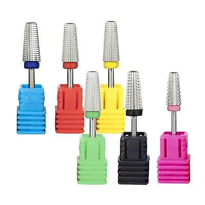 Carbide  Cone Cuticle Clean Bit  Pedicure Manicure Tools Accessories Made Of • £6.89