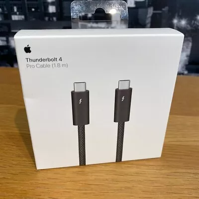 Apple Thunderbolt 4 Pro 1.8m Cable USB-C MacBook IPad IMac 100% Original Sealed • £67.99