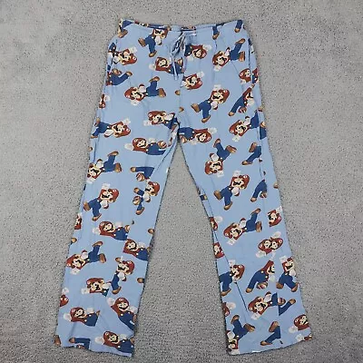 Super Mario Bros Pajama Bottoms Mens Small Sleepwear Pants Sleepwear Nintendo • $19.75