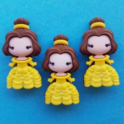 BELLE Beauty And The Beast Princess Fairy Tale Disney Dress It Up Craft Buttons • £4.95