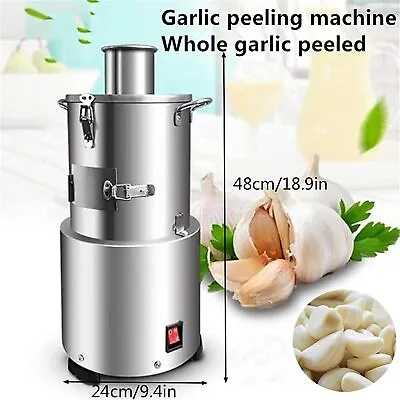 $185.99 • Buy 110V Electric Garlic Peeler Garlic Peeling Machine 200W 15kg/h Home & Commercial