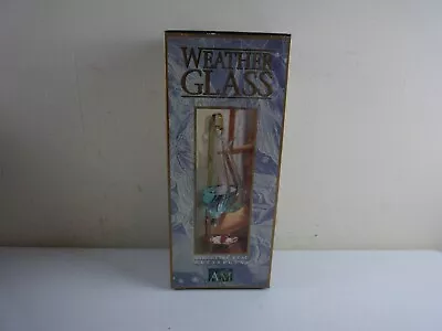 AM Wall Mounted 12  Weather Glass Barometer Storm Forecaster NEW • $32.99