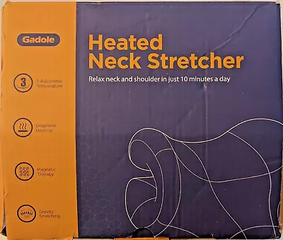 Gadole Heated Neck Stretcher -  Black With Magnetic Therapy & Graphene Heating • $30