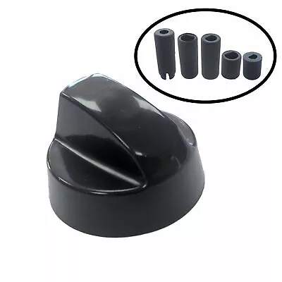 Indesit & Candy Black Cooker Oven Hob Control Knob & Adaptors • £3.95