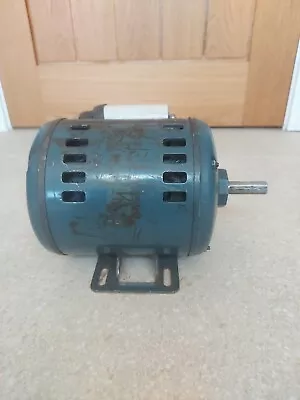 CROMPTON PARKINSON 3 Phase Electric Motor 0.75BHP  Foot Mount. Boxford Lathe • £65