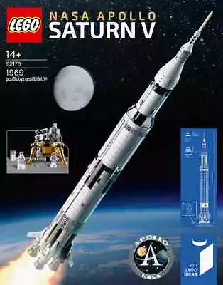 LEGO Ideas #92176 NASA Apollo Saturn V - Brand New & Sealed AU Fast Dispatch • $359