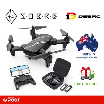$109.95 • Buy DEERC D20 Mini Drone 720P HD FPV Camera Remote Control 2 Batteries Carrying Bag