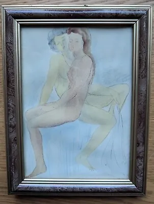 Nude Romanric Scene Small Framed Picture  • £16